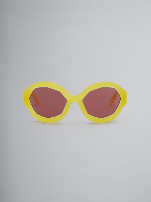 Marni Cumulus Cloud Acetate Gula | SEXMI59198
