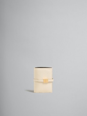 Marni Läder Bifold Prisma Wallet Vita | GSEEC68845