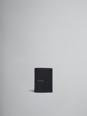 Marni Läder Bi-fold Wallet Svarta | SEIIZ94576