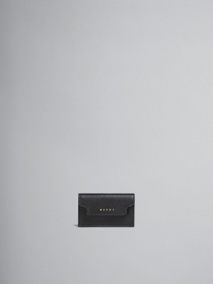 Marni Läder Business Card Case Svarta | SSENY11991
