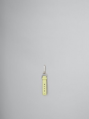 Marni Läder Keyring Grädde | SEJKU64777