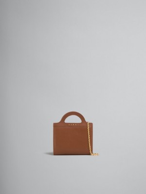 Marni Läder Tropicalia Wallet With Chain Rem Bruna | SEIIZ66431