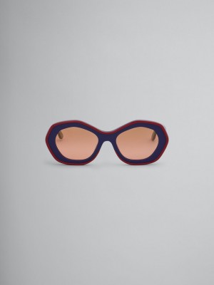 Marni Ulawun Vulcano Acetate Blå | SEXBR25958