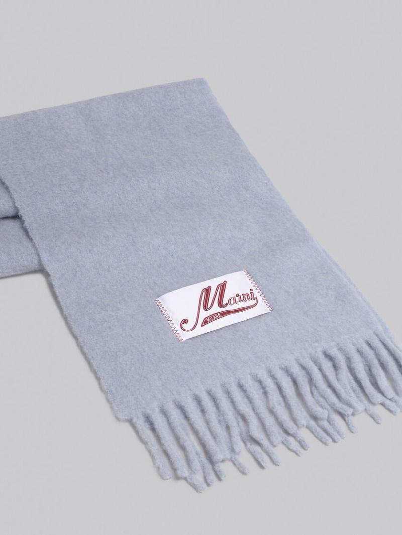 Marni Alpaca Scarf Ljusblå | LSETR58910