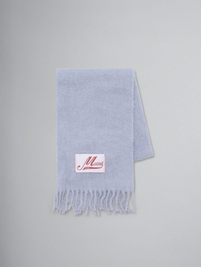 Marni Alpaca Scarf Ljusblå | LSETR58910