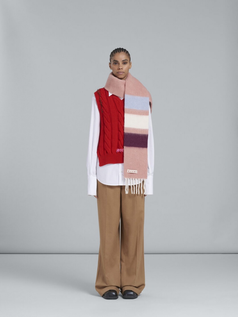 Marni Alpaca Scarf Rosa | SECIF41545