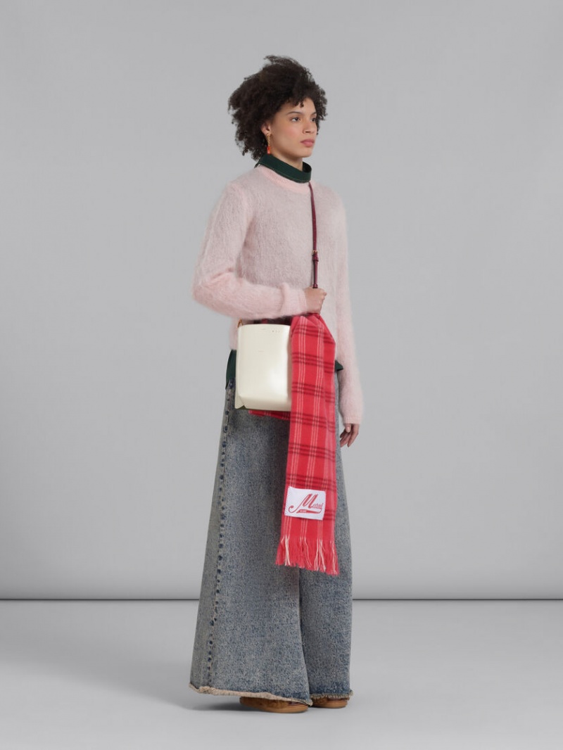 Marni Bio Poplin Top With Open Back Gröna | SEQAV30439