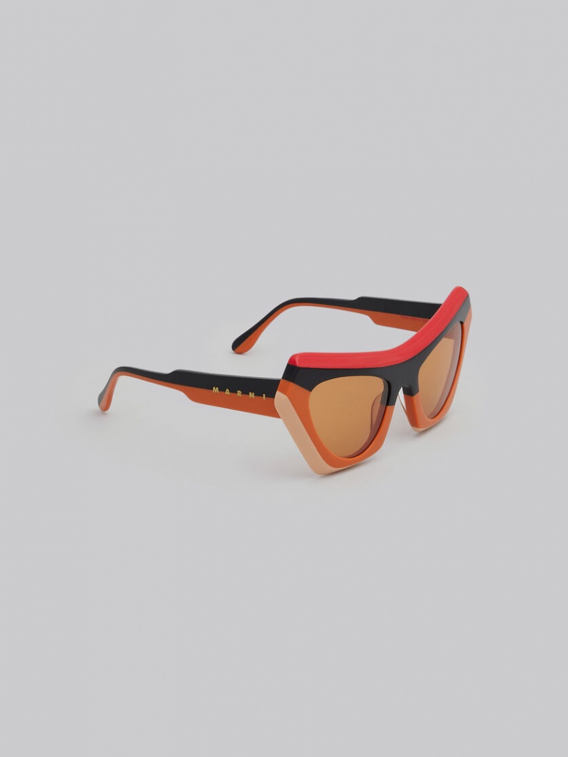 Marni Devil's Pool Randig Rosa Svarta | SECIF35245