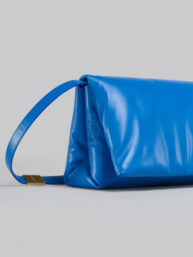 Marni Large Calfskin Blå | SEZDE17354