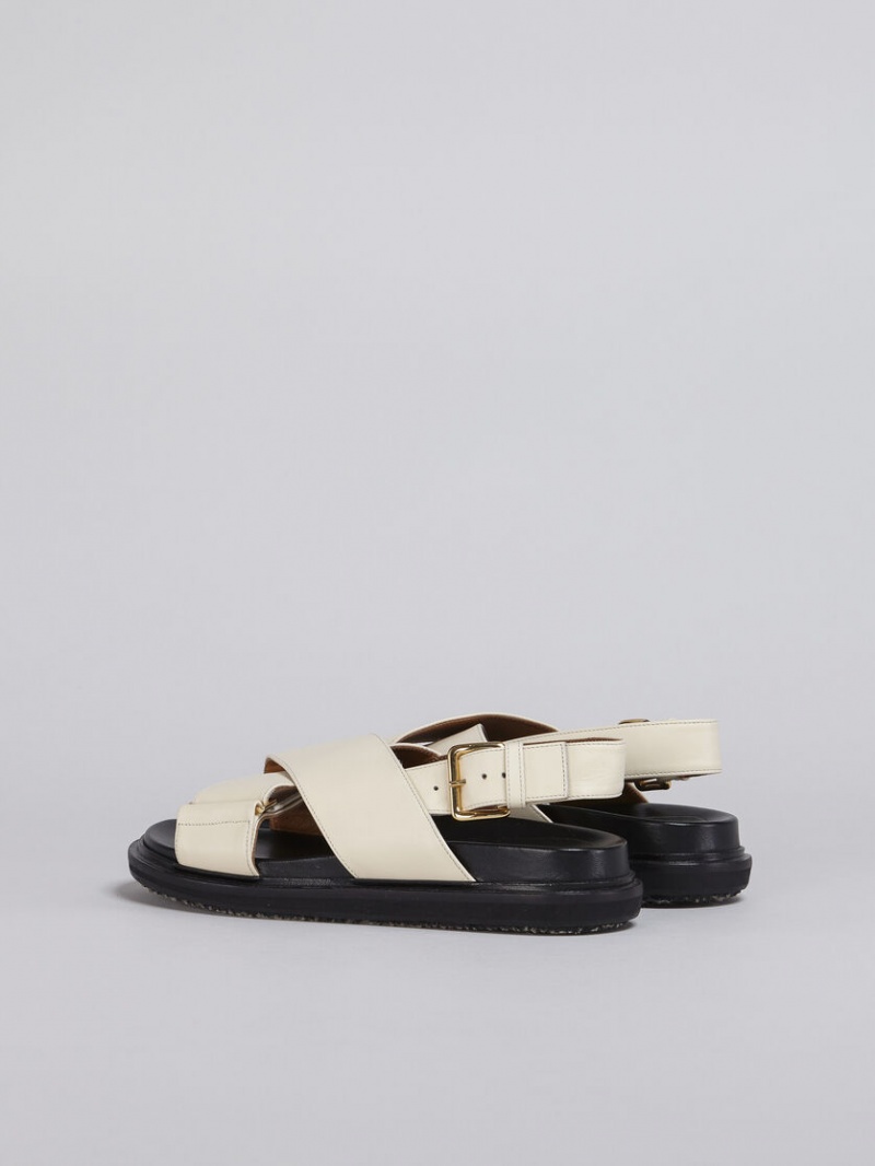 Marni Läder Fussbett Vita | ASEWC97090