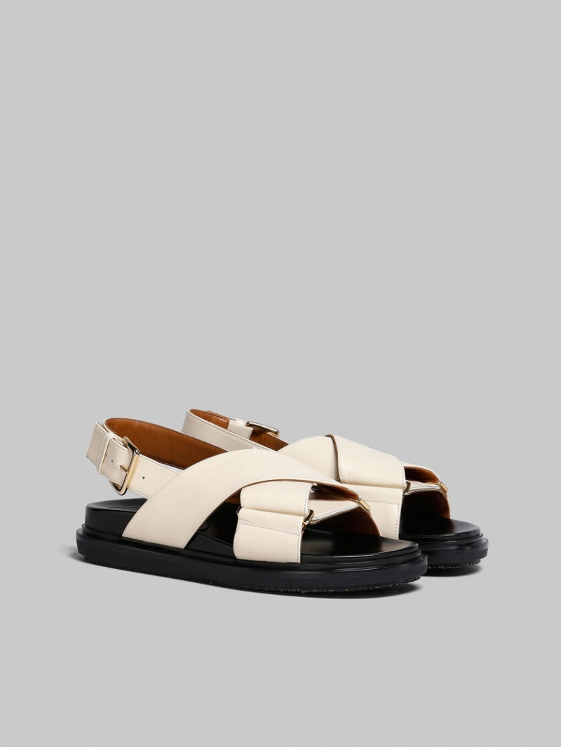 Marni Läder Fussbett Vita | SEDYB97695