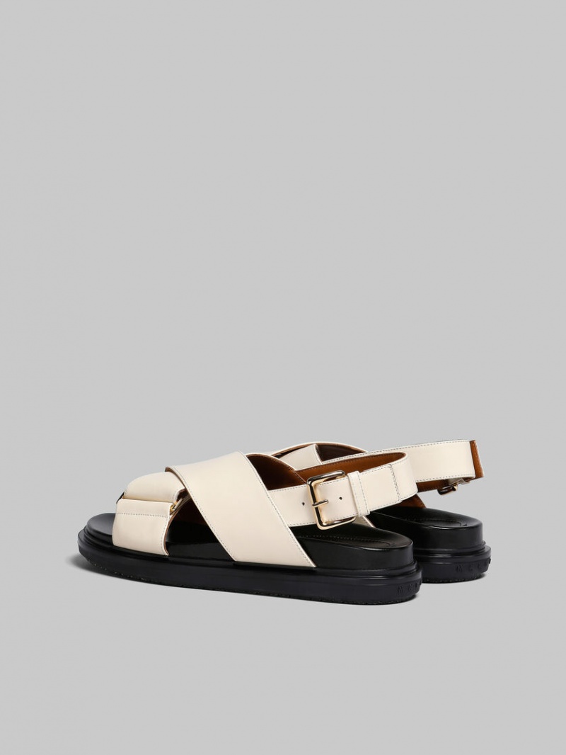 Marni Läder Fussbett Vita | SEDYB97695