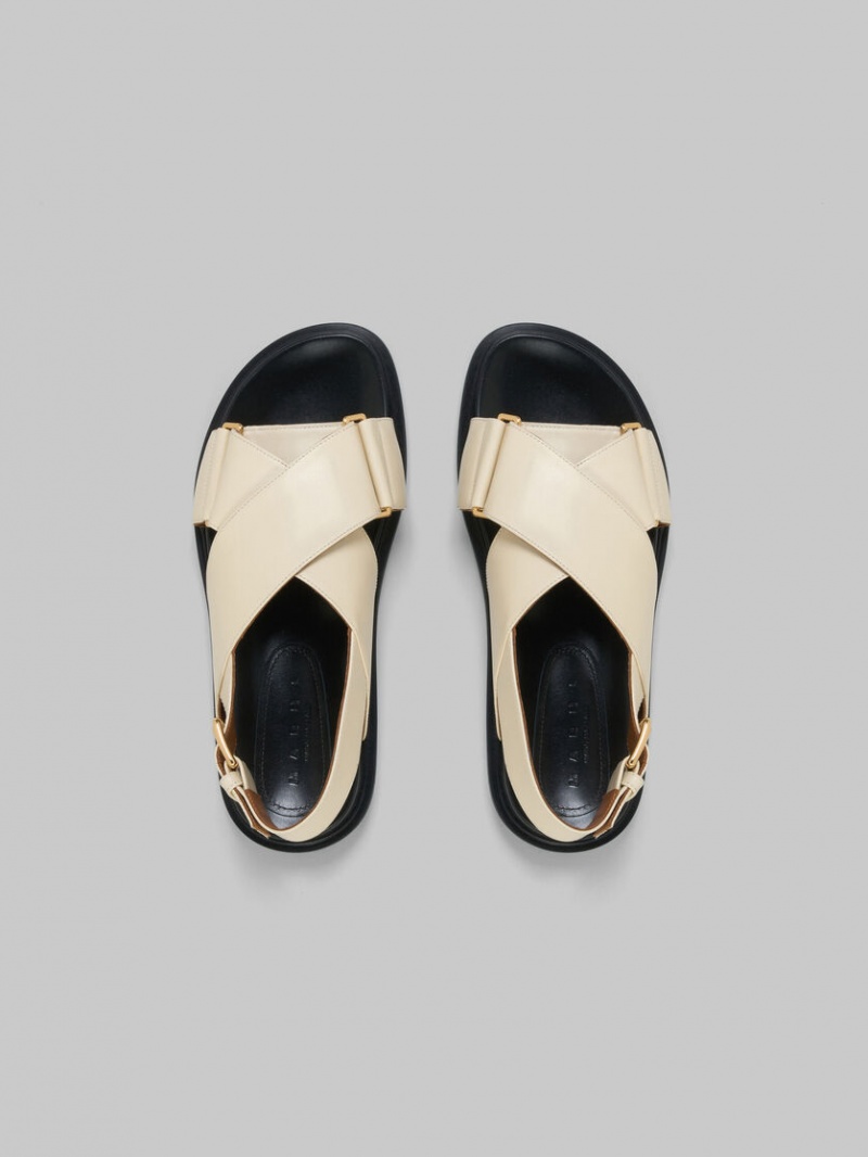 Marni Läder Fussbett Vita | SEDYB97695
