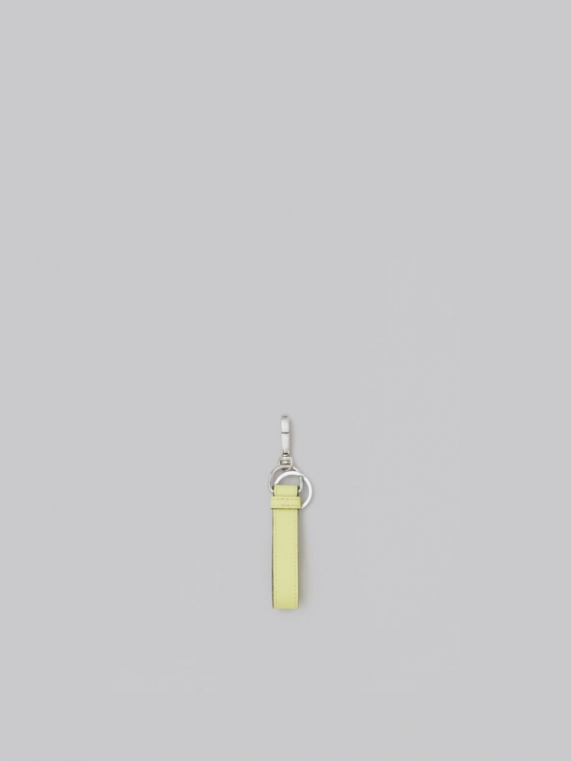 Marni Läder Keyring Grädde | SEJKU64777