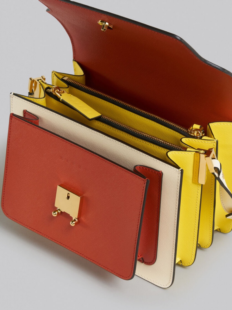 Marni Läder Trunk Bag Bruna | SEJZR17050