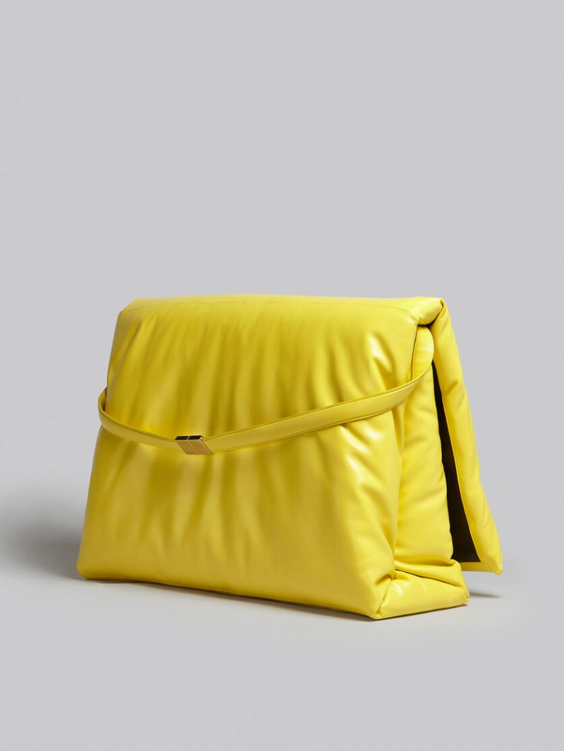 Marni Maxi Calfskin Gula | SEDFL32064