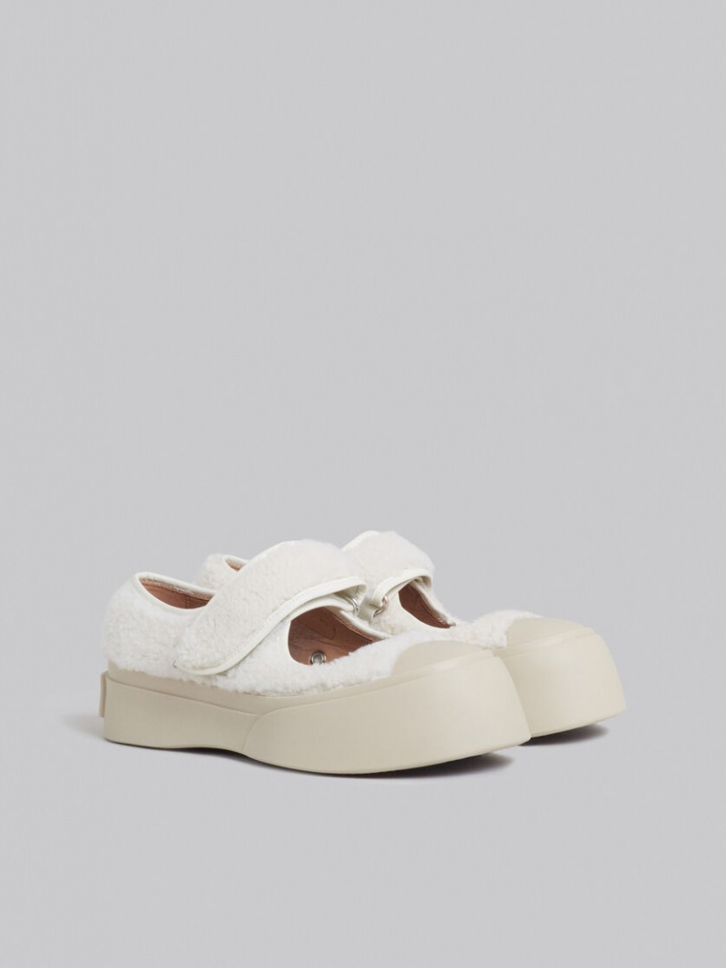 Marni Merino Mary Jane Sneaker Vita | BSESD47449