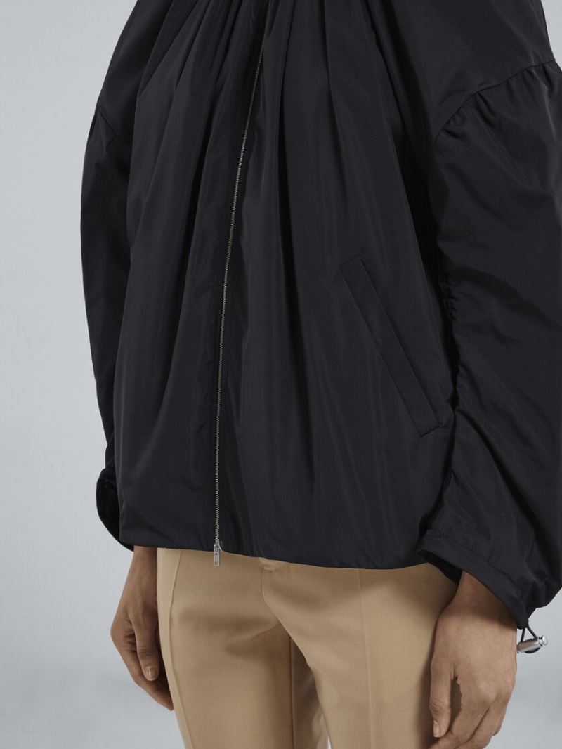 Marni Micro Faillle Korta Jacket Svarta | BSESO54922