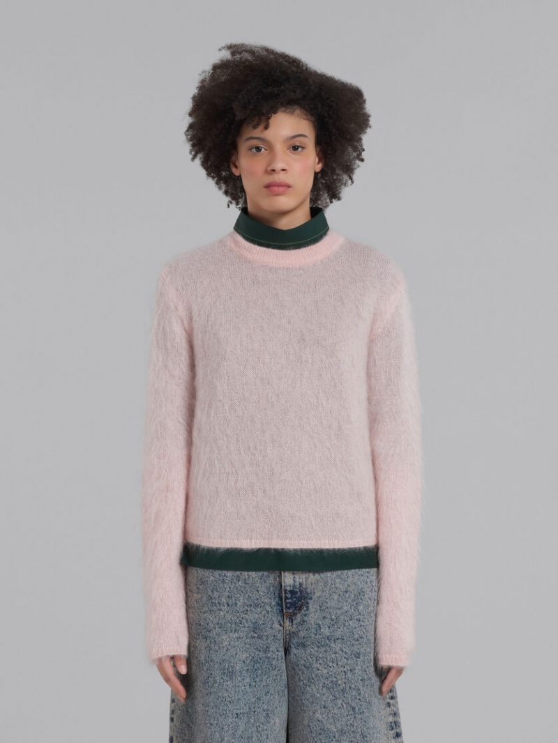 Marni Mohair And Ull Jumper Rosa | SEQAV69395