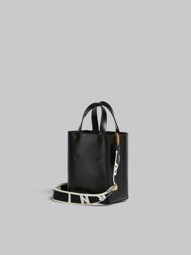 Marni Museo Mini Bag Läder Svarta | SEDYB45680