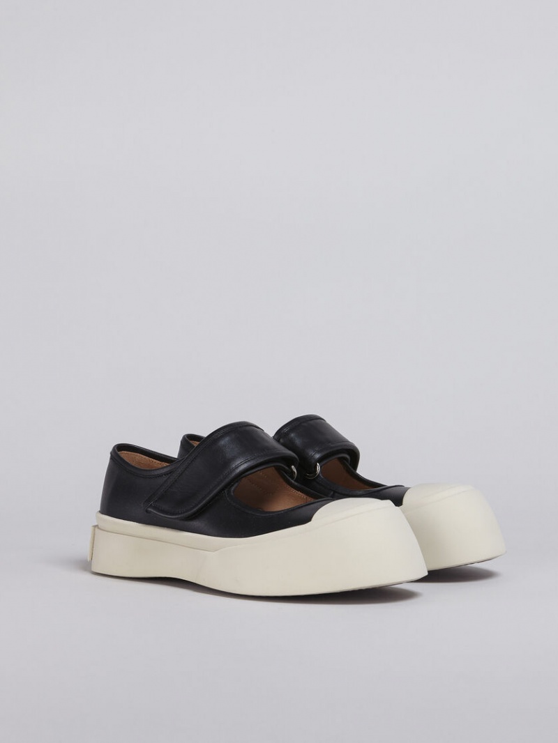 Marni Nappa Läder Mary Jane Sneaker Svarta | GSEEC24574