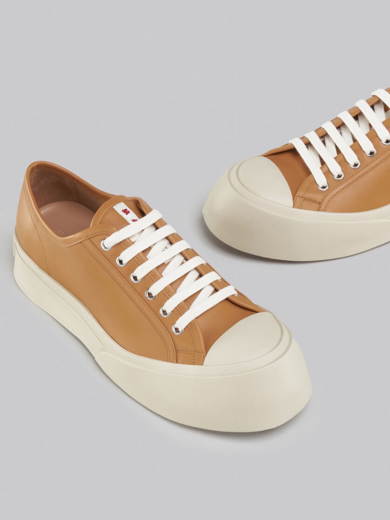 Marni Nappa Läder Pablo Sneaker Bruna | QSEUV83518