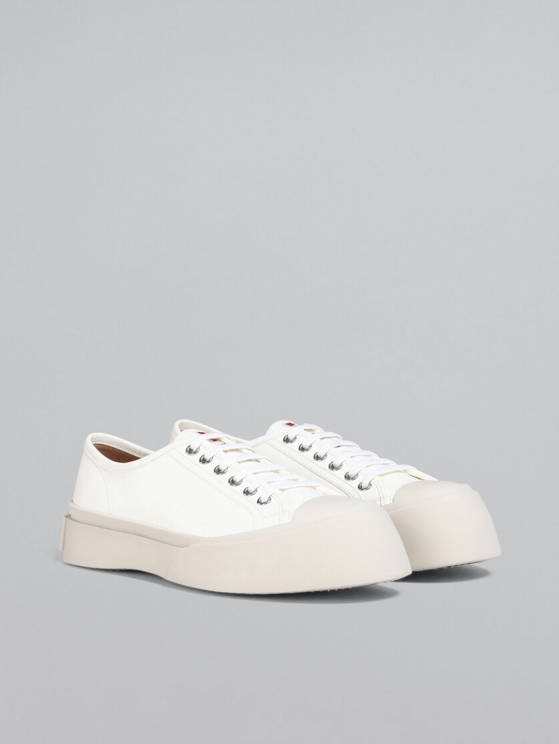 Marni Nappa Läder Pablo Sneaker Vita | GSEUC24484