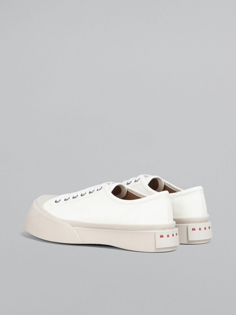 Marni Nappa Läder Pablo Sneaker Vita | GSEUC24484