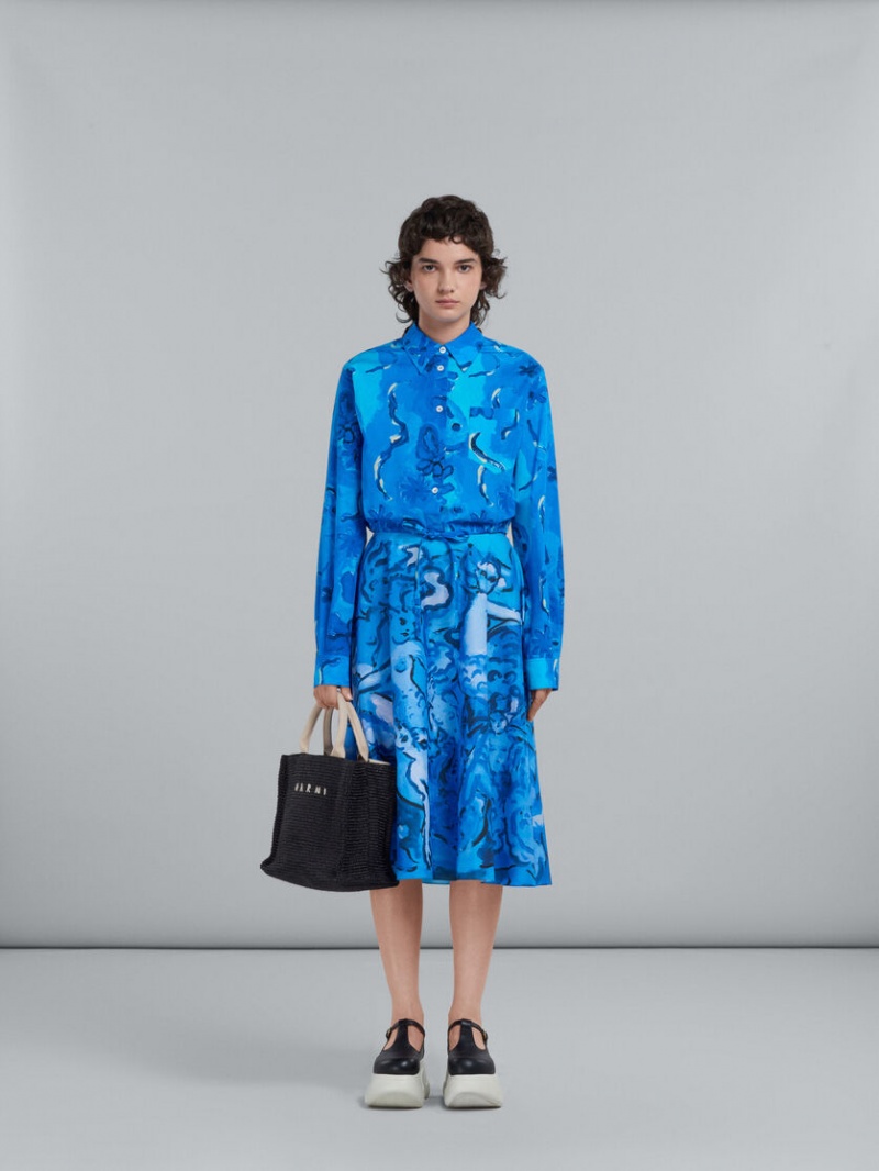 Marni Raffia Small Svarta | TSEWZ75649