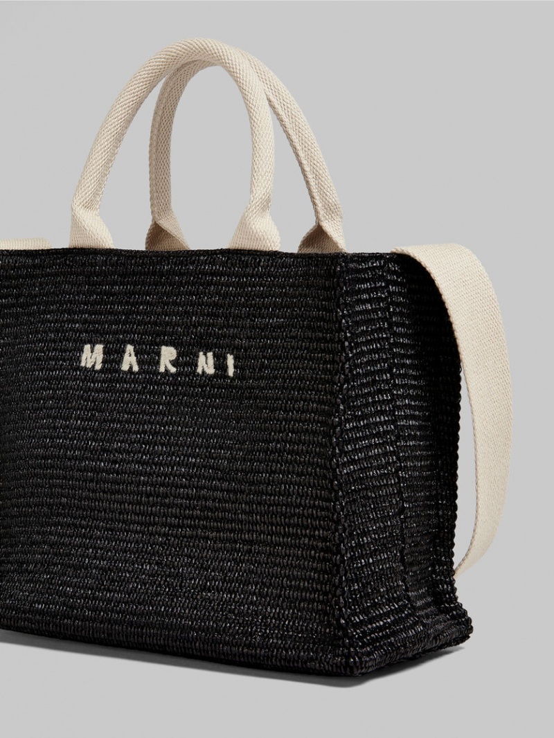 Marni Raffia Small Svarta | TSEWZ75649