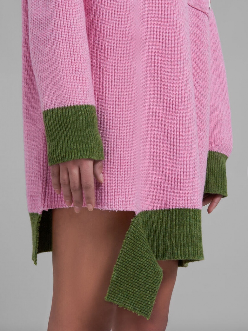 Marni Shetland Ull And Bomull Rosa | SEJBT52500
