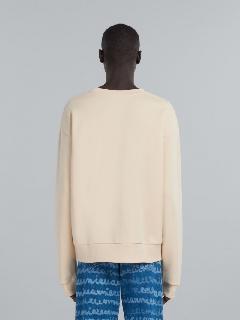 Marni Sweatshirt With Logo Vita | XSEGW89731
