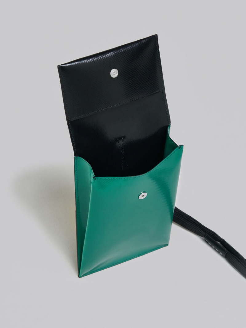 Marni Tribeca Phone Case Gröna Svarta | DSEVO32394