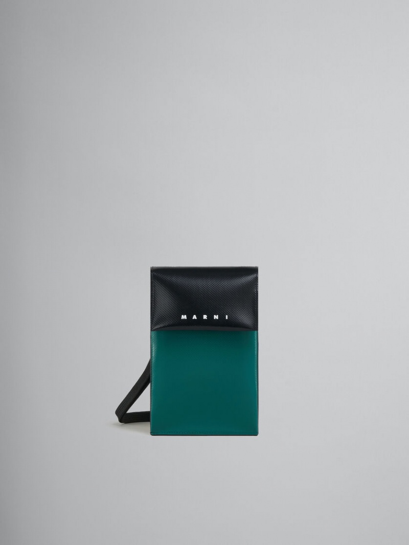 Marni Tribeca Phone Case Gröna Svarta | DSEVO32394