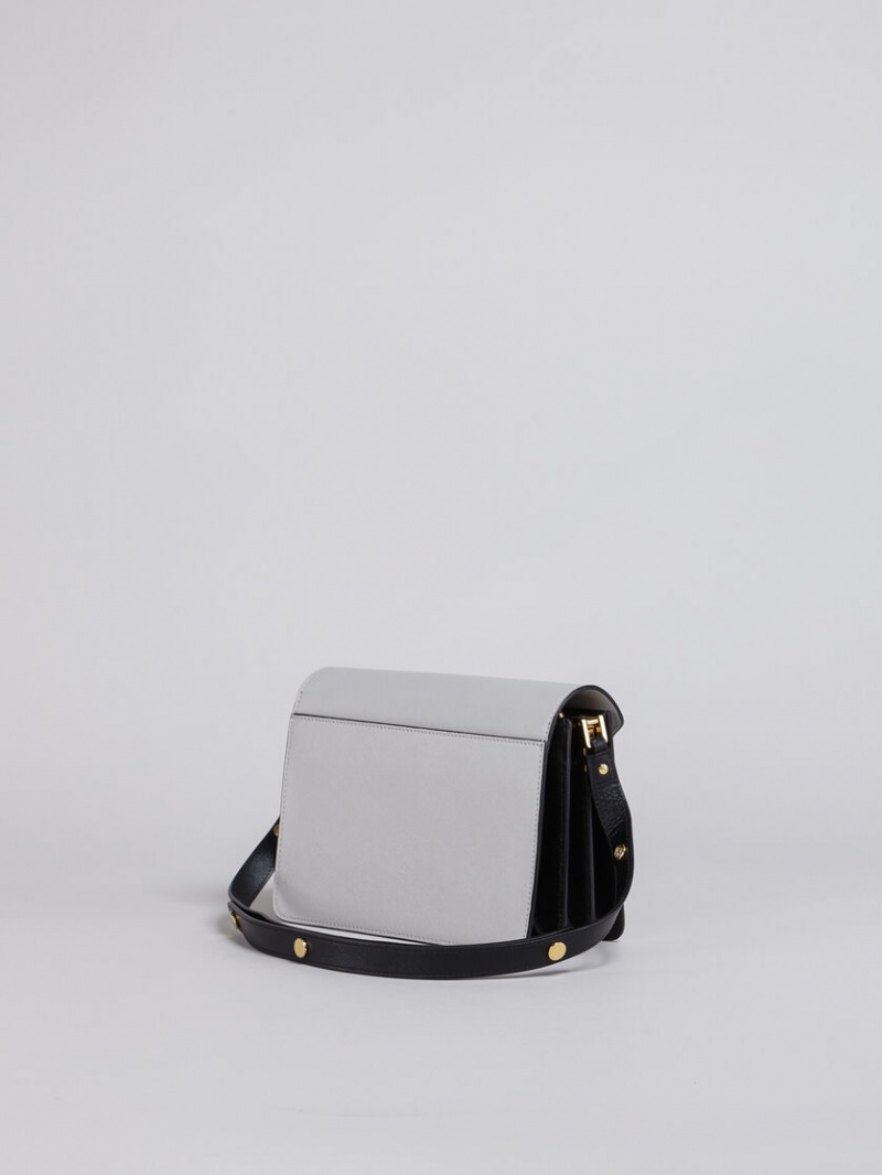 Marni Trunk Medium Bag Läder Grå Bruna Svarta | XSEGW79605