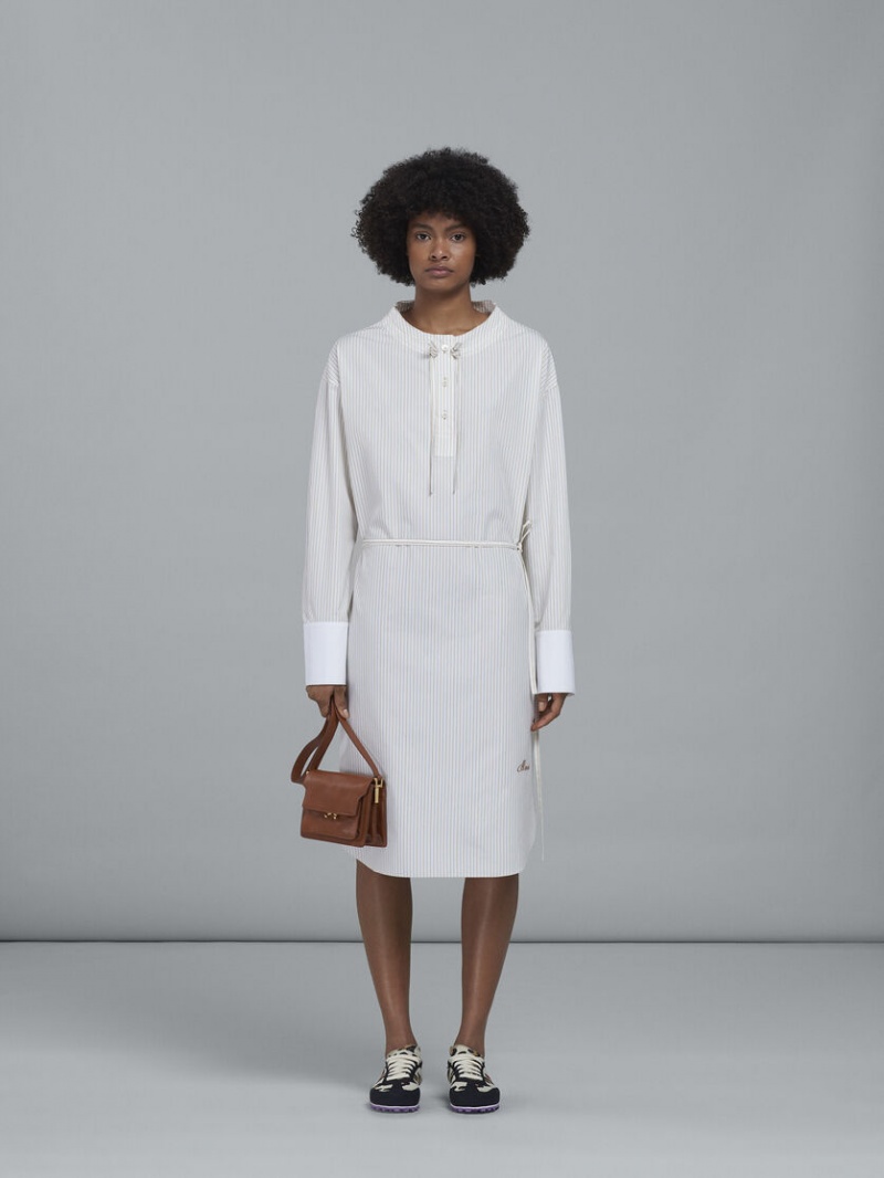 Marni Trunk Soft Mini Bag Läder Bruna | SEXBR38130