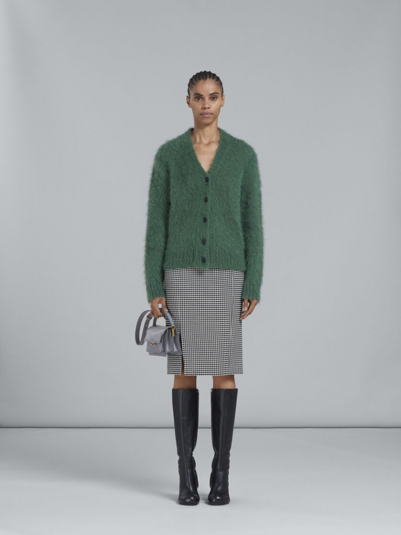Marni Trunk Soft Mini Bag Läder Grå | SEDFL18051