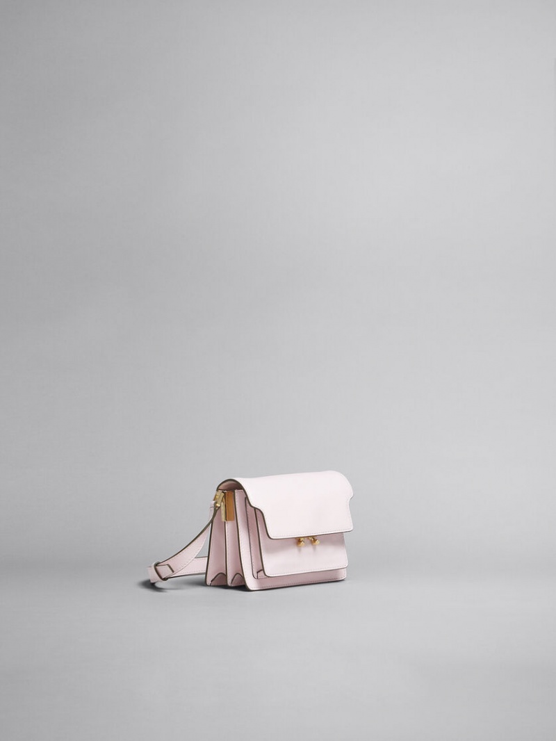 Marni Trunk Soft Mini Bag Läder Rosa | FSEHY86921