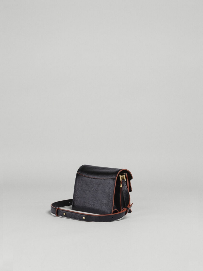 Marni Trunk Soft Mini Bag Läder Svarta | SEZDE17125