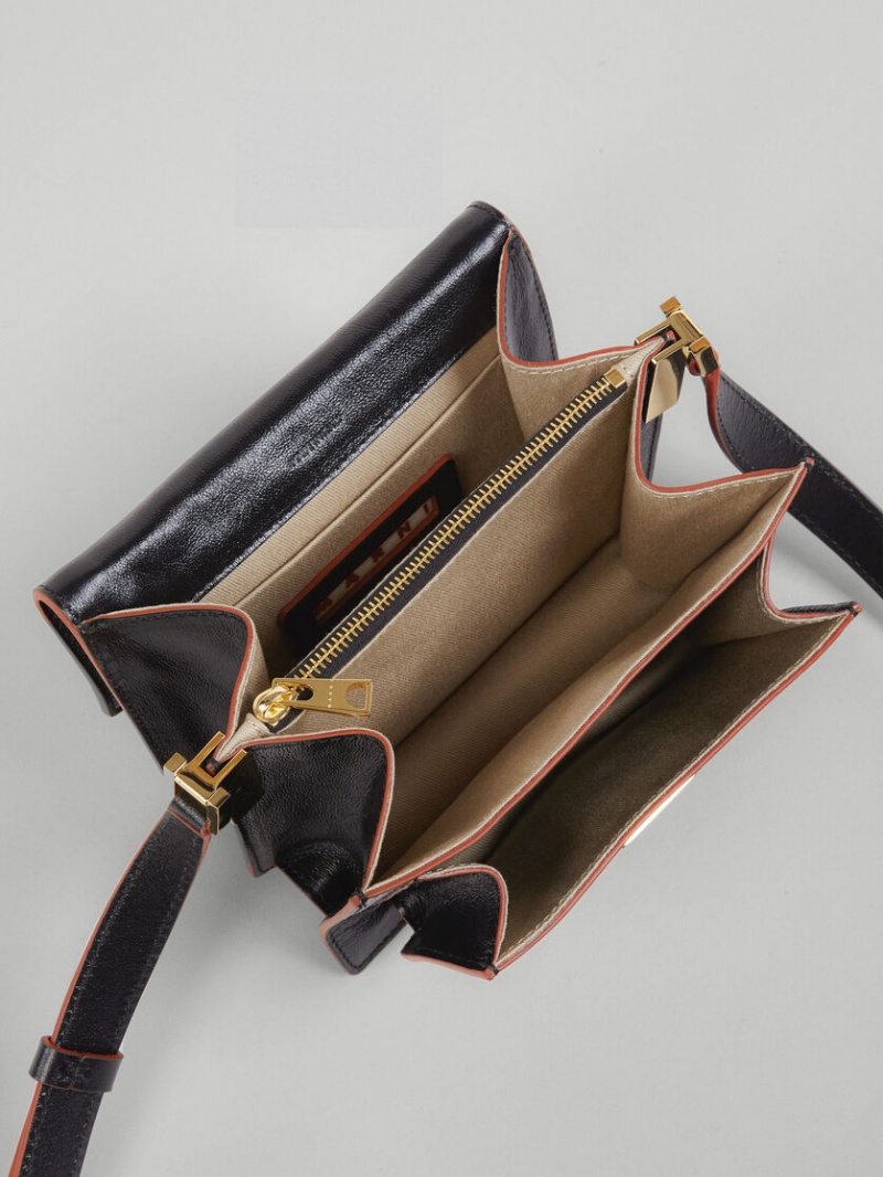 Marni Trunk Soft Mini Bag Läder Svarta | SEZDE17125