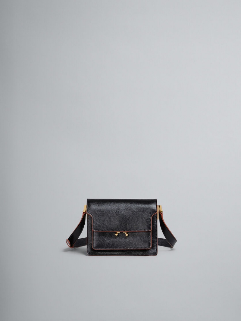 Marni Trunk Soft Mini Bag Läder Svarta | SEZDE17125