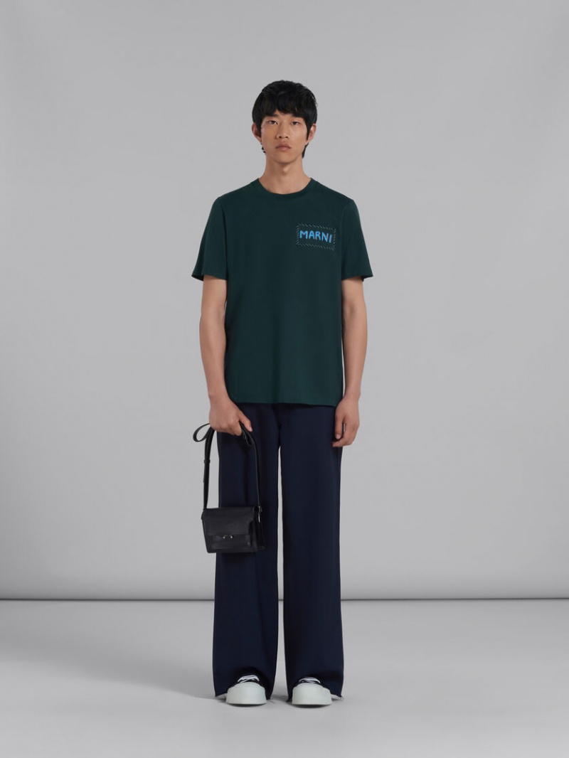 Marni Trunk Soft Mini Bag Läder Svarta | SENZX74395
