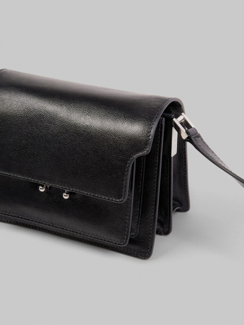 Marni Trunk Soft Mini Bag Läder Svarta | SENZX74395