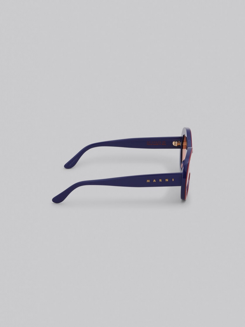 Marni Ulawun Vulcano Acetate Blå | SEXBR25958