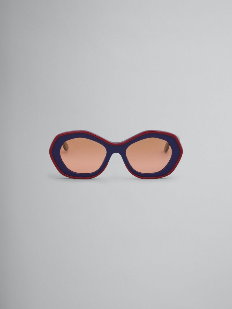 Marni Ulawun Vulcano Acetate Blå | SEXBR25958