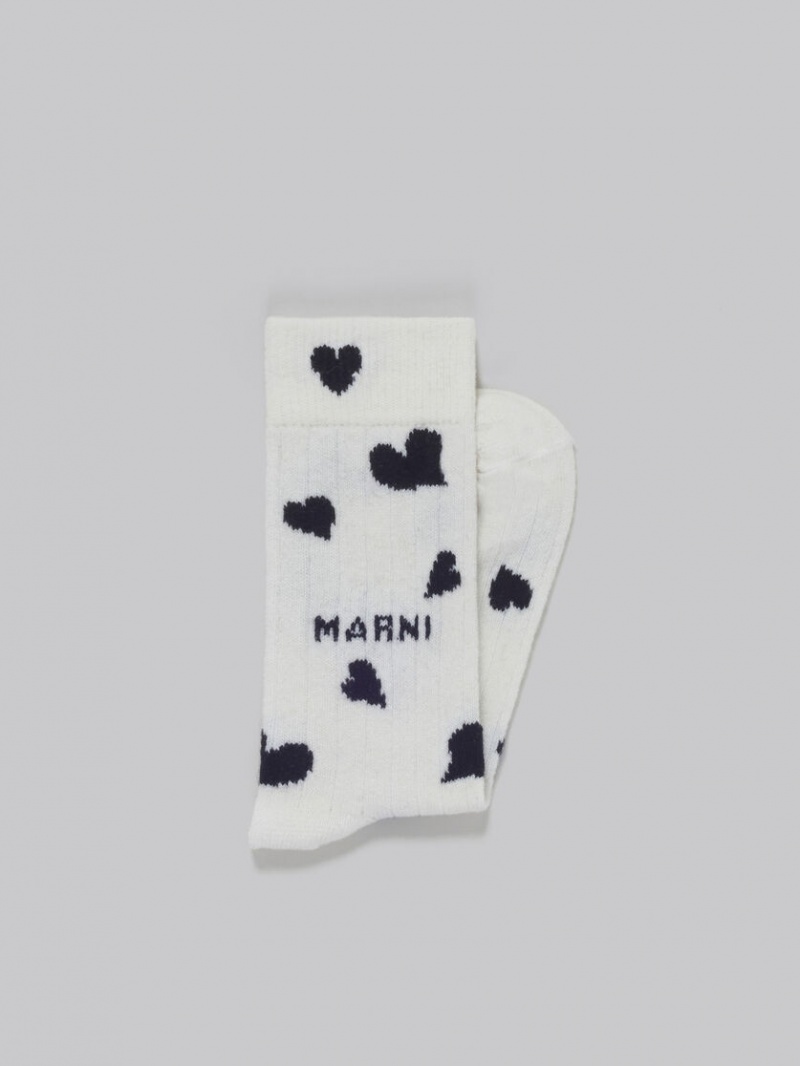 Marni Ull With Heart Motif Vita | SEJZR72829