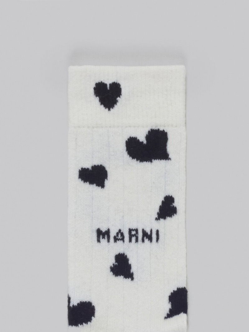 Marni Ull With Heart Motif Vita | SEJZR72829