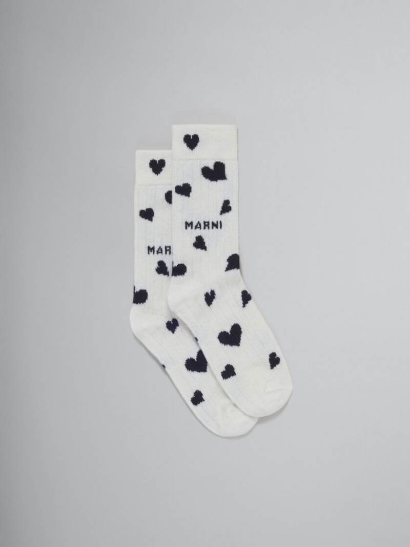 Marni Ull With Heart Motif Vita | SEJZR72829