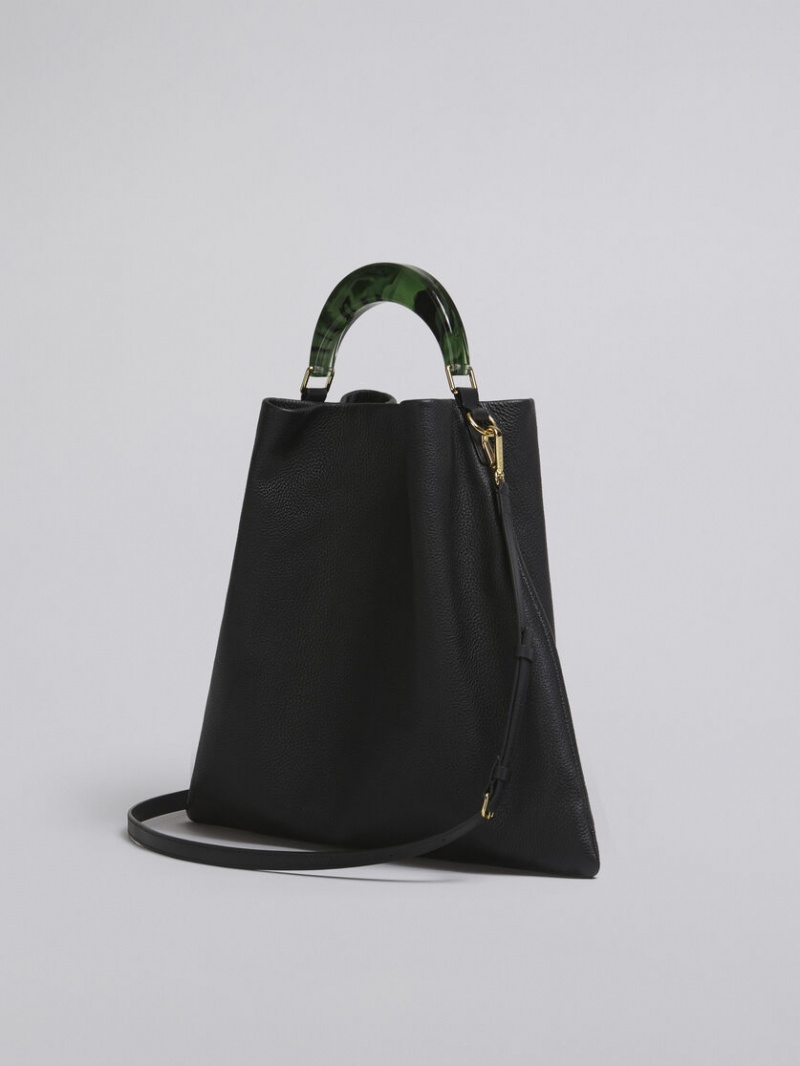 Marni Venice Medium Bag Läder Svarta | SEDYB58533